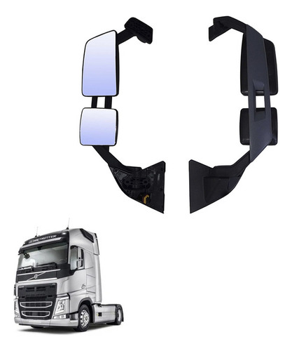 Espelho Retrovisor Fh 14 Le Original 82943538 Desembaçador