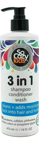  Socozy 3 En 1 Shampoo + Acondicionado + Body Wash (473ml)