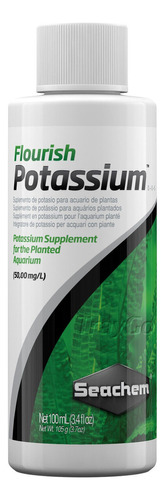 Fertilizante para plantas de aquário Potassium Flourish Potassium Flourish K 100ml