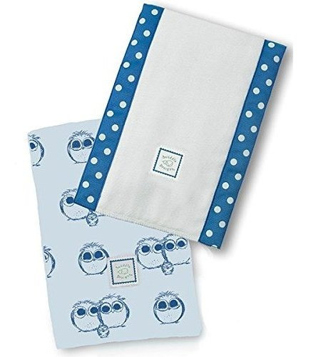 Swaddledesigns Bebé Burpies, Mamá, Papa & Baby Owls (set De 