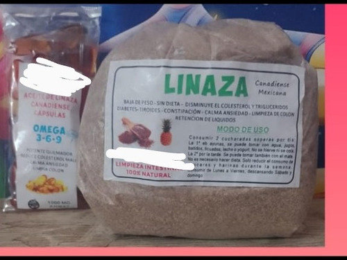 Perlas De Linaza+preparado De Linaza X 2 Meses+envío Gratis 