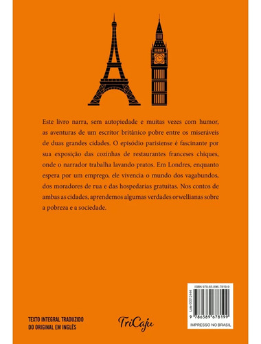 Kit George Orwell 1984 + Na Pior Em Paris E Londres +