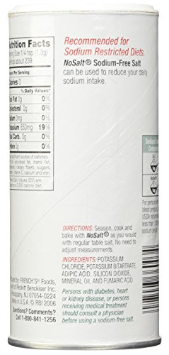 Nosalt Original Sal Libre De Sodio - 2 Pzs - 11 Onzas