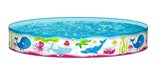 Pileta Rigida Bestway Chica Niños Tiburones 152cm 340 Litros
