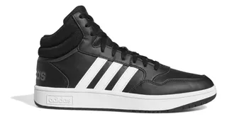 Tenis adidas Mujer Dama Negro Casual Hoops 3 0 Mid