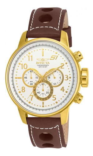 Reloj Invicta 16011 Marrón Hombres Color Del Fondo Blanco