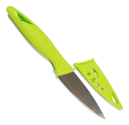 Kit 10 Facas Legumes Frutas Super Afiada Lâmina Inox 20cm