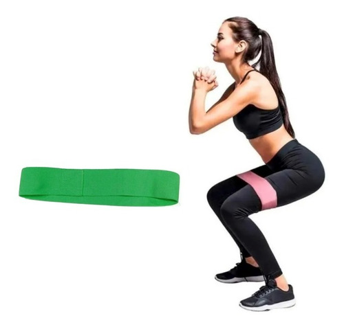 Tiraband Banda Elastica Circular De Tela Gluteos Fitness Gym