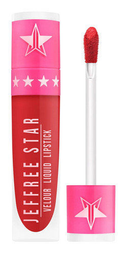 Labial Jeffree Star Cosmetics Velour Liquid Lipstick color redrum mate