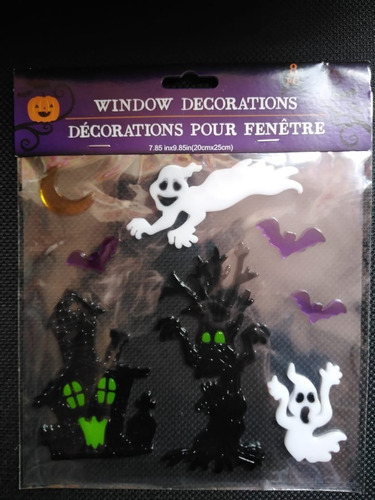 Decoración Halloween Figuras Gel Para Ventana Envio Gratis!!