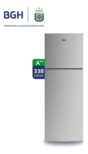 Heladera Inverter No Frost Bgh 338l Brt330i1a Inox