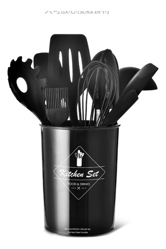 Juego De Utensilios De Cocina De Silicona, 10 Piezas