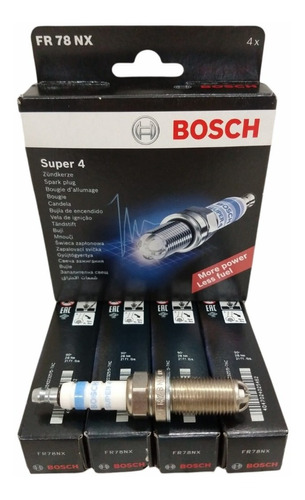 Juego Bujias 4 Electrodos Bosch C4 1.6 16v Tu5jp4