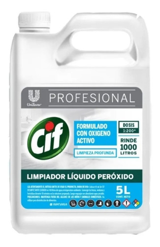 Cif Limpiador Peroxido 5l