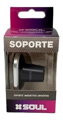 Imagen 3 de 4 de Soporte Celular Gps Auto Ventilacion Rejilla Magnetico Iman