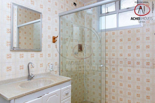 Imagem 17 de 30 de Apartamento Com 2 Dormitórios, 2 Banheiros, Dependência Completa, 1 Vaga, À Venda, 90 M² Por R$ 460.000 - Ponta Da Praia - Santos/sp - Ap10926