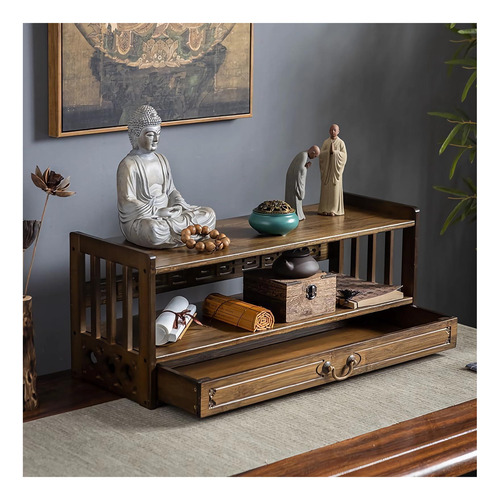 Piso De Pájaro Y Mesa De Meditación Altura Baja De 2 Niveles