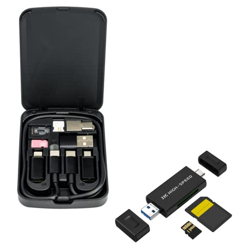 Kit Adaptador Usb Compacto + Lector De Tarjetas Usb 3.1: Tar