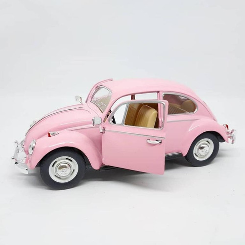 Volkswagen Beetle 1967, Escala 1:32 Kinsmart / 12cms. Rosa