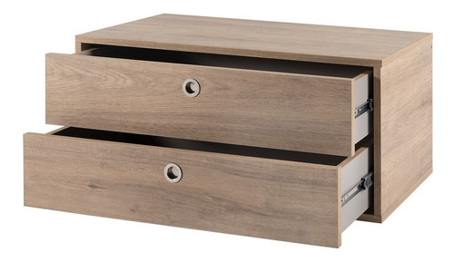 Modulo Burdeos Cajones 80 Cm Color Avellana
