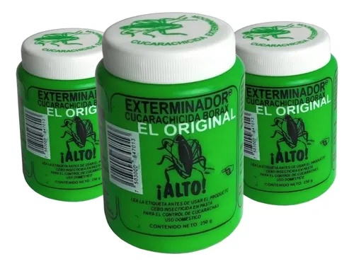 comprar 3 Insecticida Cucarachicida Exterminador De Cucarachas