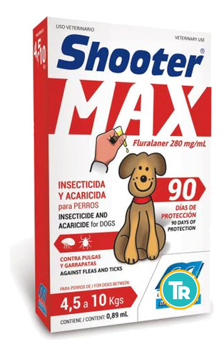 Pipeta Shooter Max Perros 4.5 A 10kg - Tr