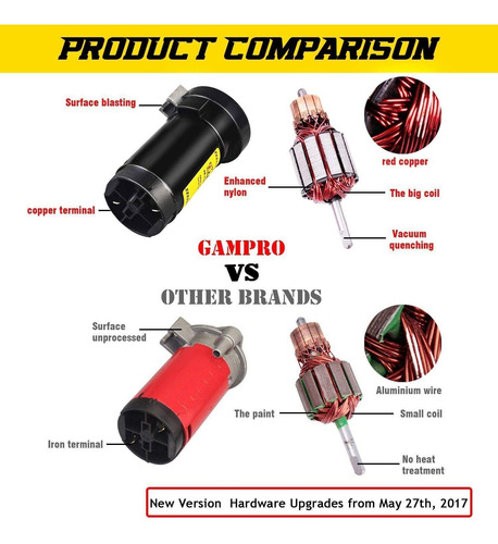 Bocina Neumática Gampro, 12 V, 150 Db, 18 Pulgadas, Zinc Cro