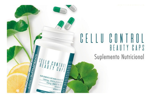 Imagen 3 de 3 de Cellu Control Capsulas Anti Celulitis Vit C Centella Idraet