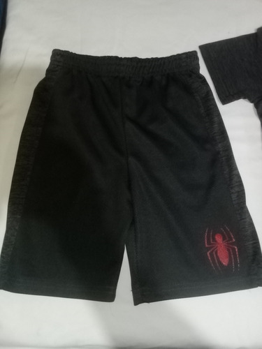 Conjunto Remera Y Bermuda Spiderman Original Marvel (Usado)