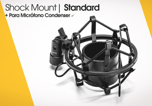 Soporte Microfono Araña Condenser Mic Shockmount Estudio Pro