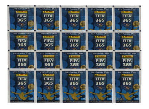 70 Figurinhas Fifa 365 2023 São 10 Envelopes Times Jogadores