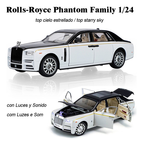 Rolls Royce Phantom Family Miniautos Metal Con Luz Y Sonido