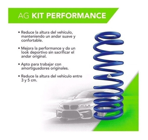 Espirales Progresivos Ford Fiesta 03 A 06 Ag Kit X4