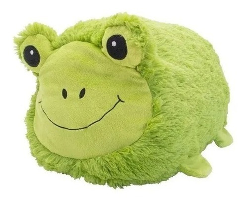 Imagen 1 de 2 de Peluche Almohada Puff Rana 40cm - Aj Hogar