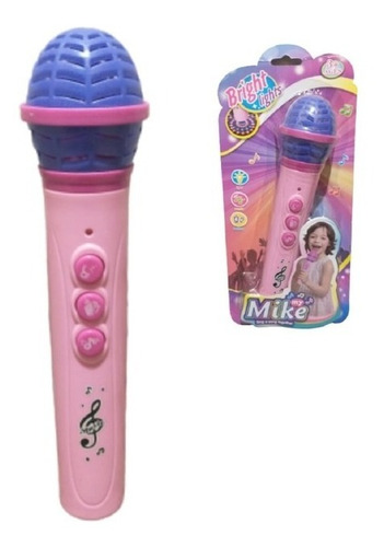 Micrófono Infantil Con Luz Y Sonido