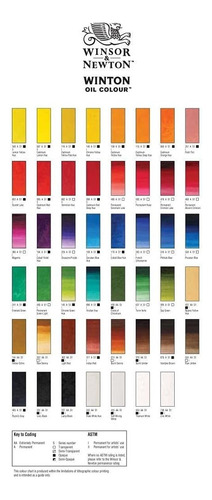 7x Tinta Oleo Winton Winsor & Newton 37ml- Cor A Sua Escolha
