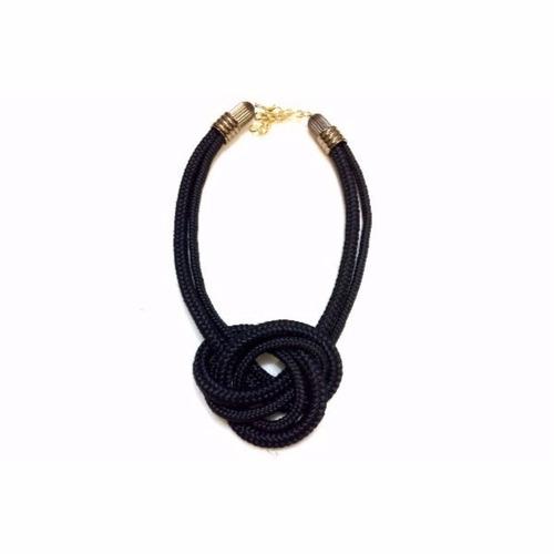 Colar De Corda Ingrid Preto