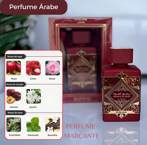 Perfume Árabe Bade Al Oud Sublime - Lattafa - Eua De Parfum 100ml - Original E Lacrado