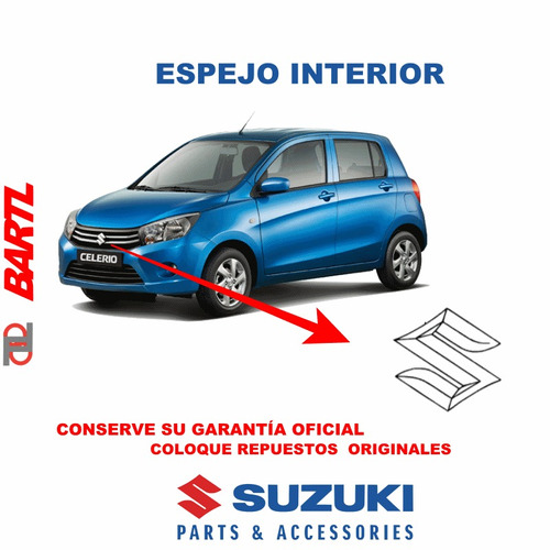 Insignia Suzuki Delantera Original Suzuki Celerio 2014-17