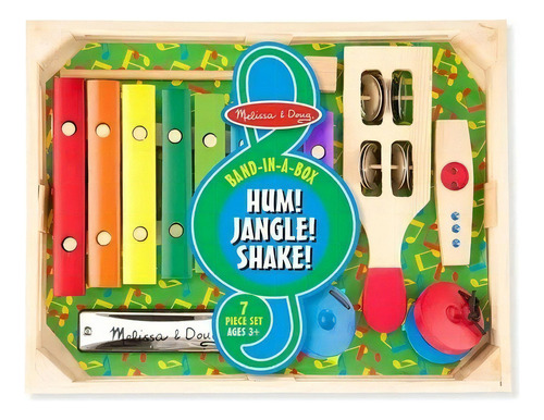 Set Instrumentos Musicales Hum! Jangle! Shake! M&d Color Multicolor