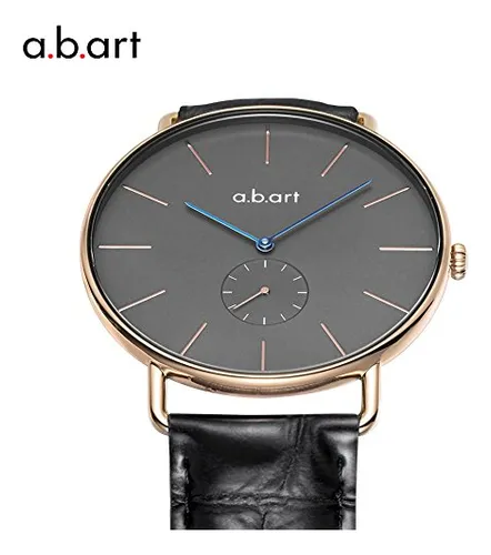 A.b.art Fr*******l Esfera Gris Azul Mano Bauhaus Relojes De