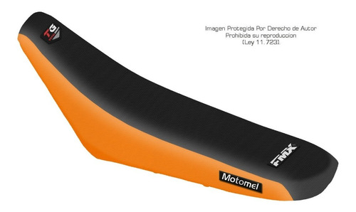 Funda Asiento Motomel Xmm 250 Total Grip Naranja Fmx Covers