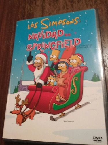 Los Simpsons Navidad En Springfield Dvd Original Solo Envios