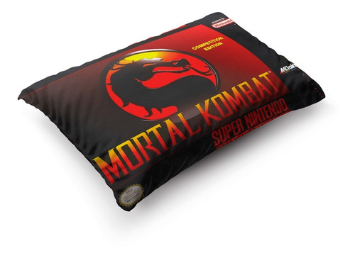 Imagen 3 de 5 de Funda De Almohada Mortal Kombat 11 Y Snes 70x45cm Vudú Love