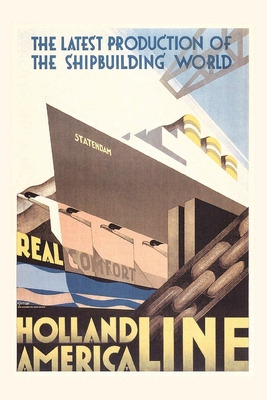 Libro Vintage Journal Poster For Holland America Line Pos...