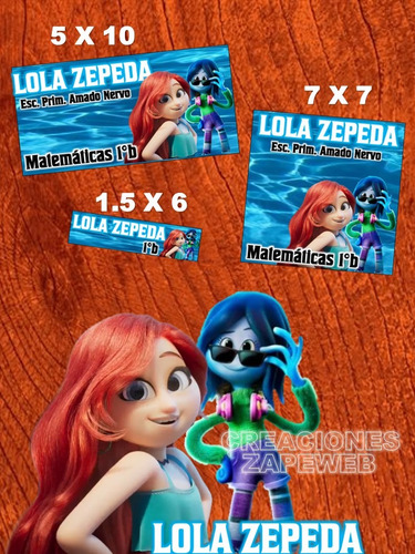 Etiquetas Escolares - Pack Editables Pptx 2023