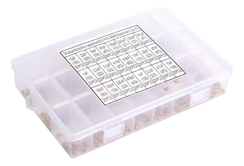 Kit Surtido De Condensadores Electrónicos Monolíticos De 480