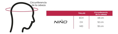 Casco Lionix Pro Nimble Kids Color Rosa Talla CH