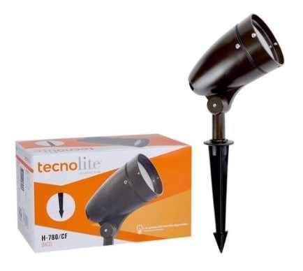 Reflector P/exterior Estaca 50w E27 Café H-780/cf Tecnolite