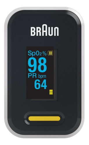 Oximetro De Pulso Braun Bpx800us Para Dedo Frecuencia Cardio